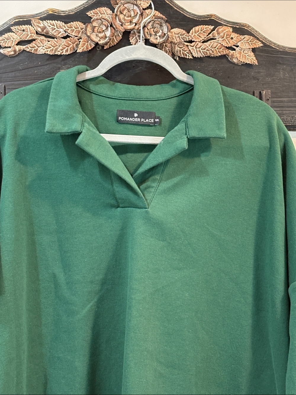Tuckernuck Pomander Place Polo Swing High Low Sweatshirt Size XL/XXL - Picture 4 of 9